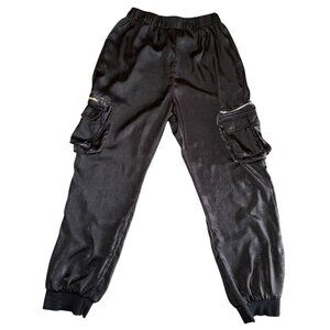 Rehab Lab Joggers Comfy Soft Pants W/ Zipper Pockets Stretch Waist Women’s Sz L